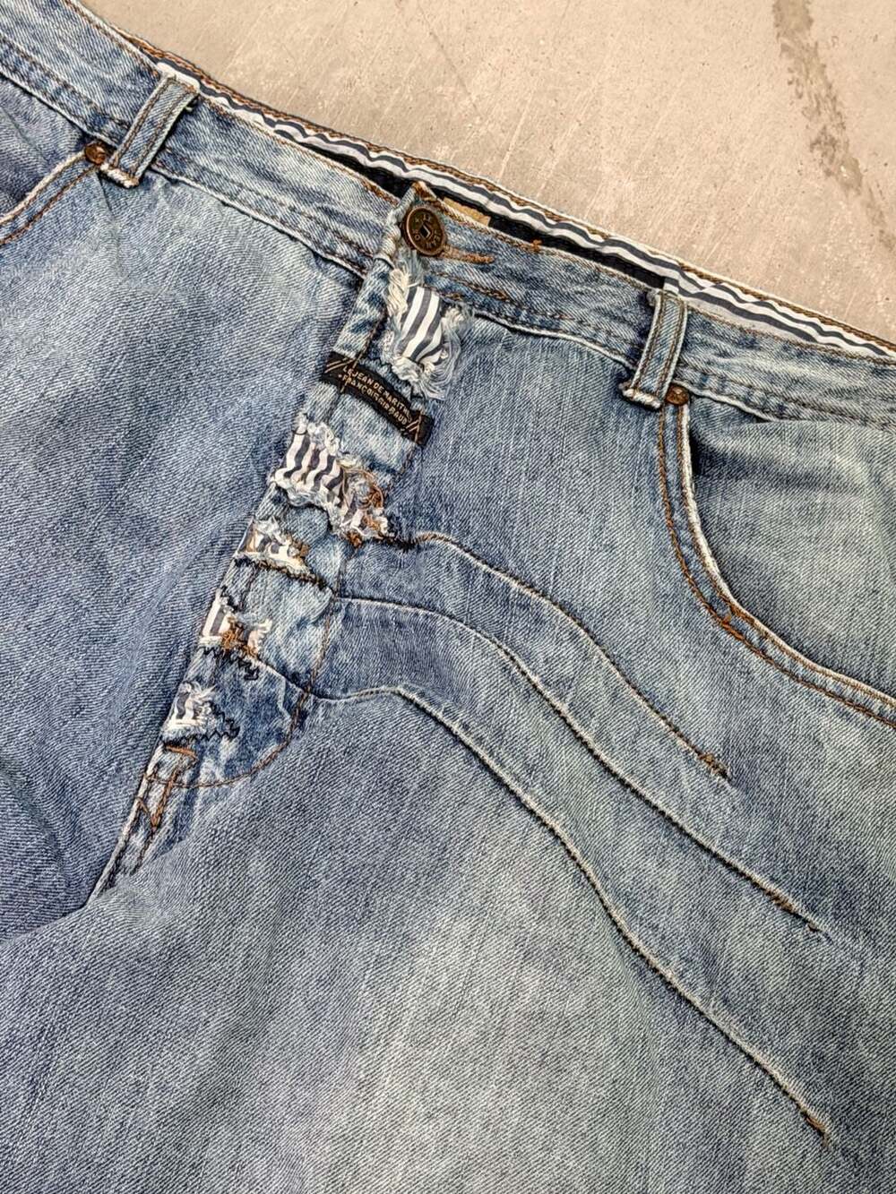 Marithé + François Girbaud Vintage Baggy Wide Leg Jeans Size 38M